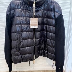 Herno jacket size 50 black NWT